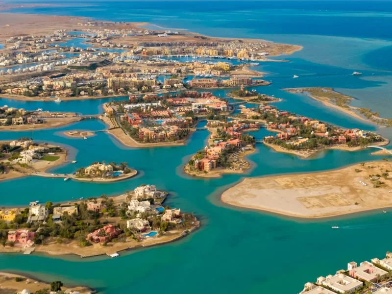 el gouna lagoon El gouna Egypt kitesurf paradise